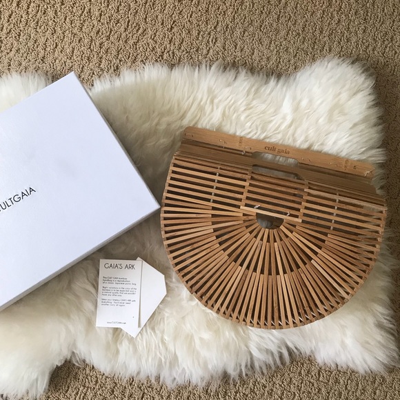 Cult Gaia Handbags - cult gaia | gaia arc bamboo bag